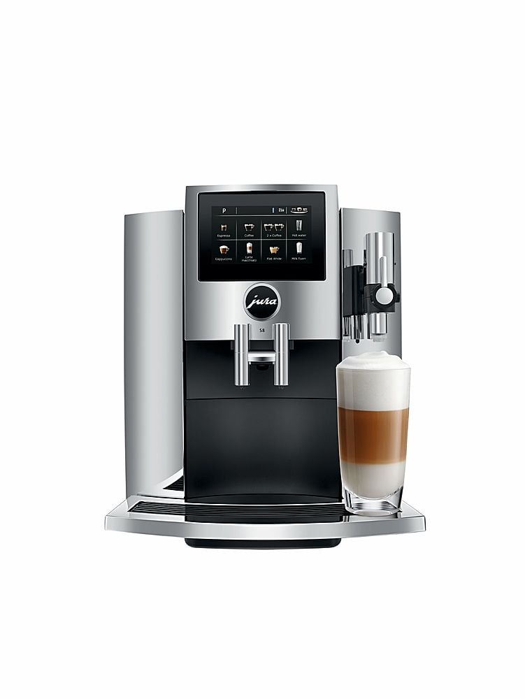 Jura - S8 Espresso Machine with 15 bars of pressure and Milk Frother - Chrome_2