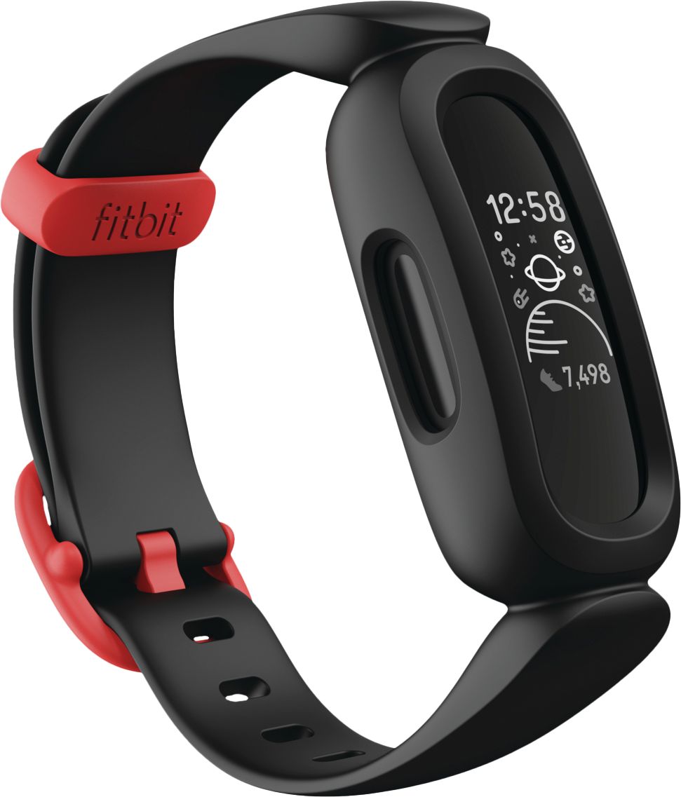 Fitbit - Ace 3 Activity Tracker for Kids - Black/ Sport Red_1