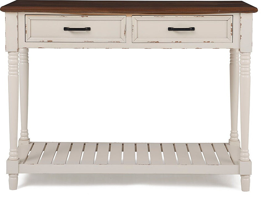 Click Decor - Baker Console Table - Antique White_0