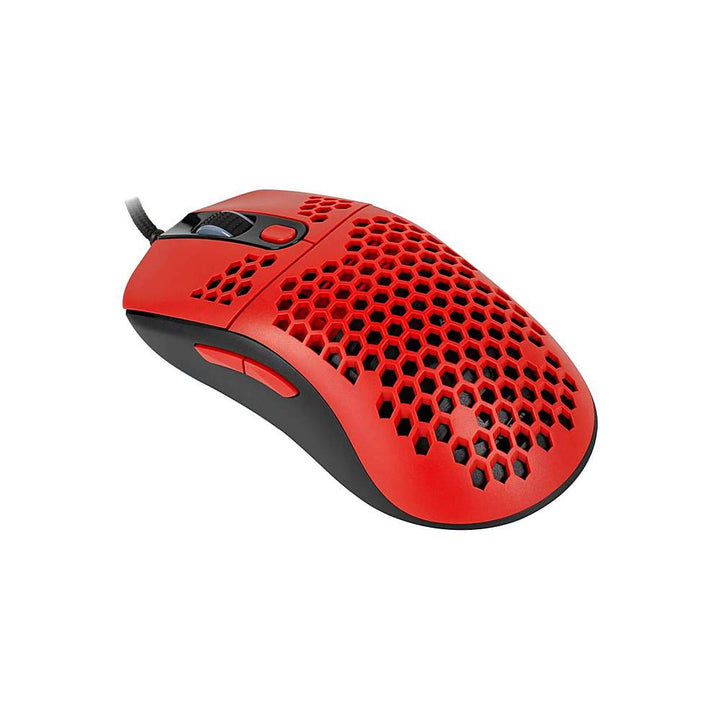 Arozzi - Favo Lightweight Wired Optical Gaming Mouse - Red_2
