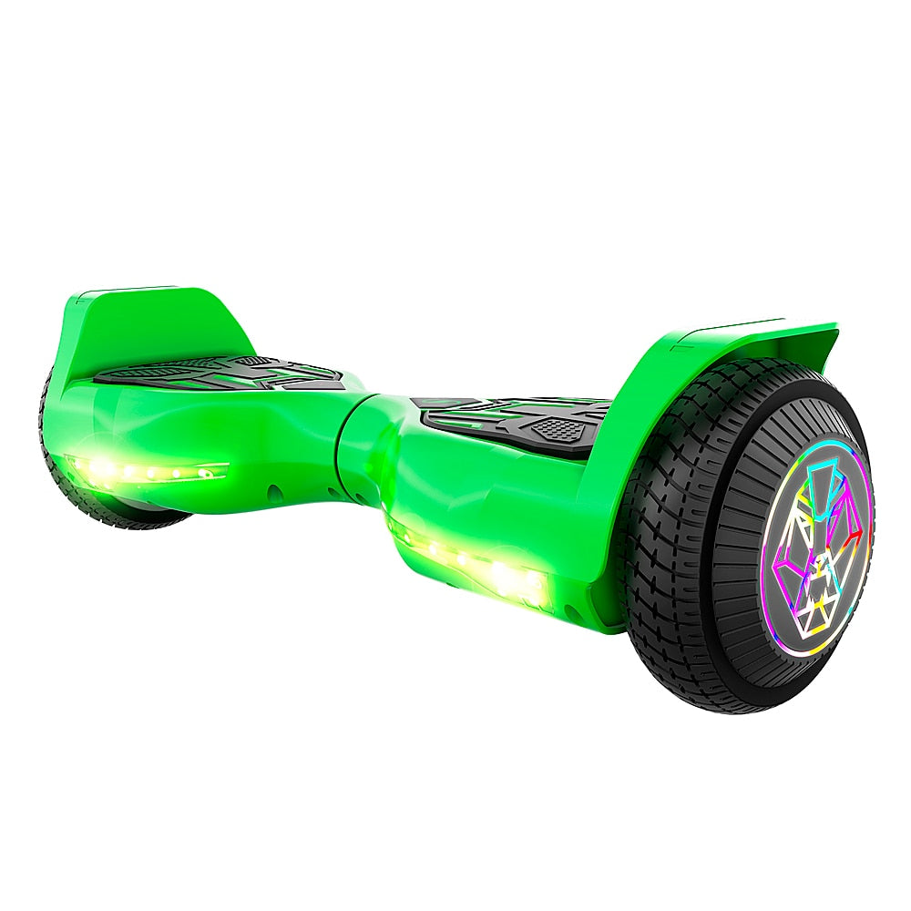 SWAGTRON swagBOARD Twist T580 Hoverboard with Light-Up LED Wheels & Exclusive LiFePo™ Battery - Speeds up to 6.5 mph - Green_1