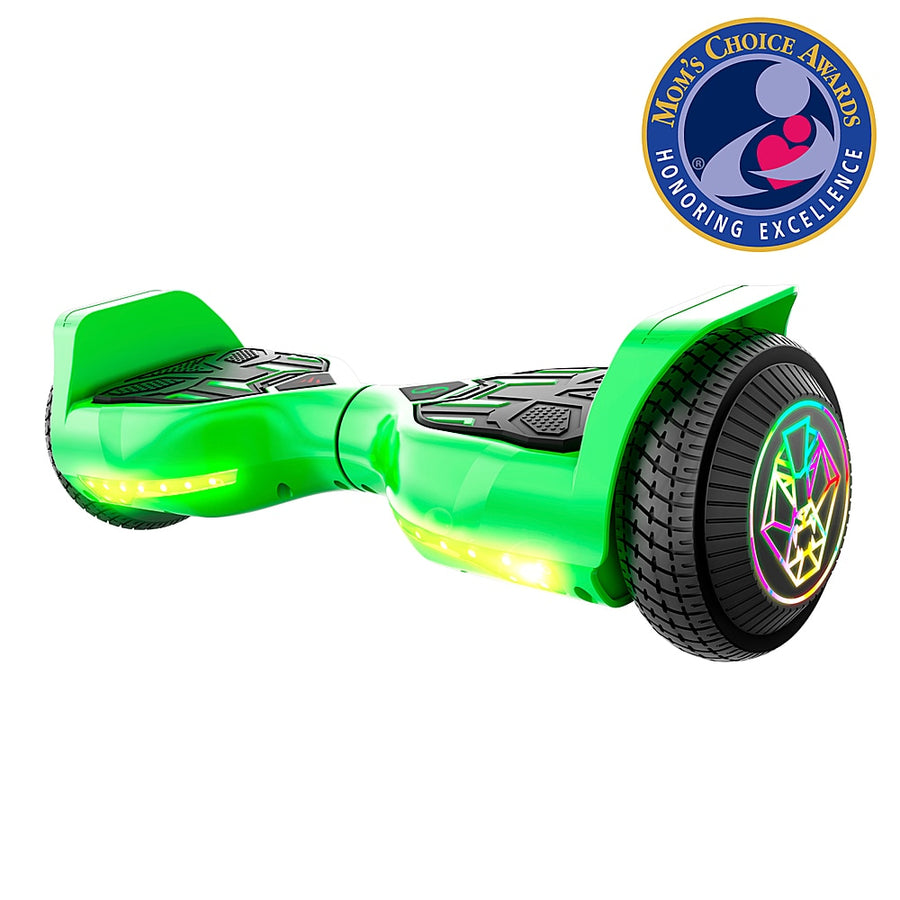 SWAGTRON swagBOARD Twist T580 Hoverboard with Light-Up LED Wheels & Exclusive LiFePo™ Battery - Speeds up to 6.5 mph - Green_0