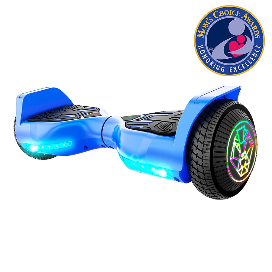 SWAGTRON swagBOARD Twist T580 Hoverboard with Light-Up LED Wheels & Exclusive LiFePo™ Battery - Speeds up to 6.5 mph - Blue_0