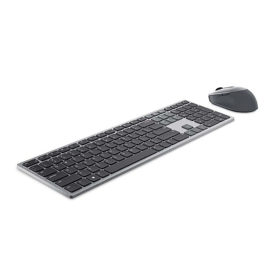 Dell - KM7321W Ergonomic Full-size Premier Multi-Device Wireless Keyboard and Mouse - Titan Gray_0