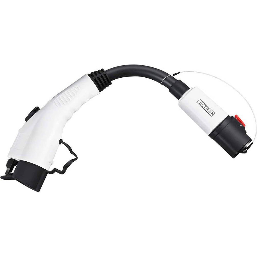 Lectron - Tesla to J1772 EV Adapter Charger for J1772 Electric Vehicle - White_0