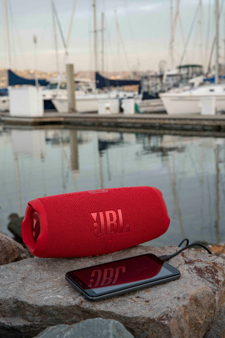 JBL - CHARGE5 Portable Waterproof Speaker with Powerbank - Red_6