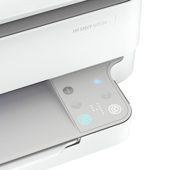 HP - ENVY 6055e Wireless Inkjet Printer with 6 months of Instant Ink Included with HP+ - White_10