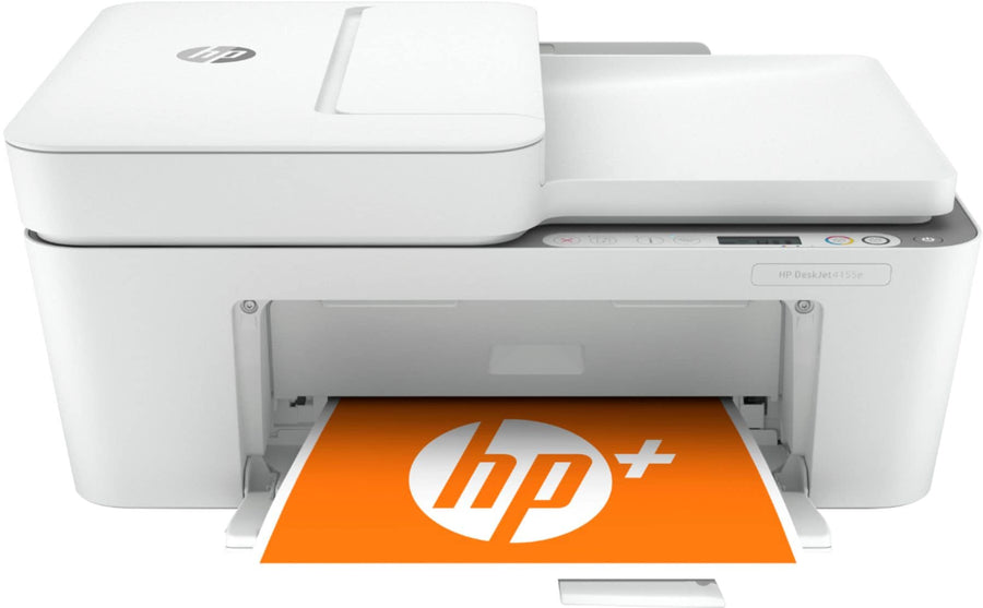 HP - DeskJet 4155e Wireless All-In-One Inkjet Printer with 6 months of Instant Ink Included with HP+ - White_0