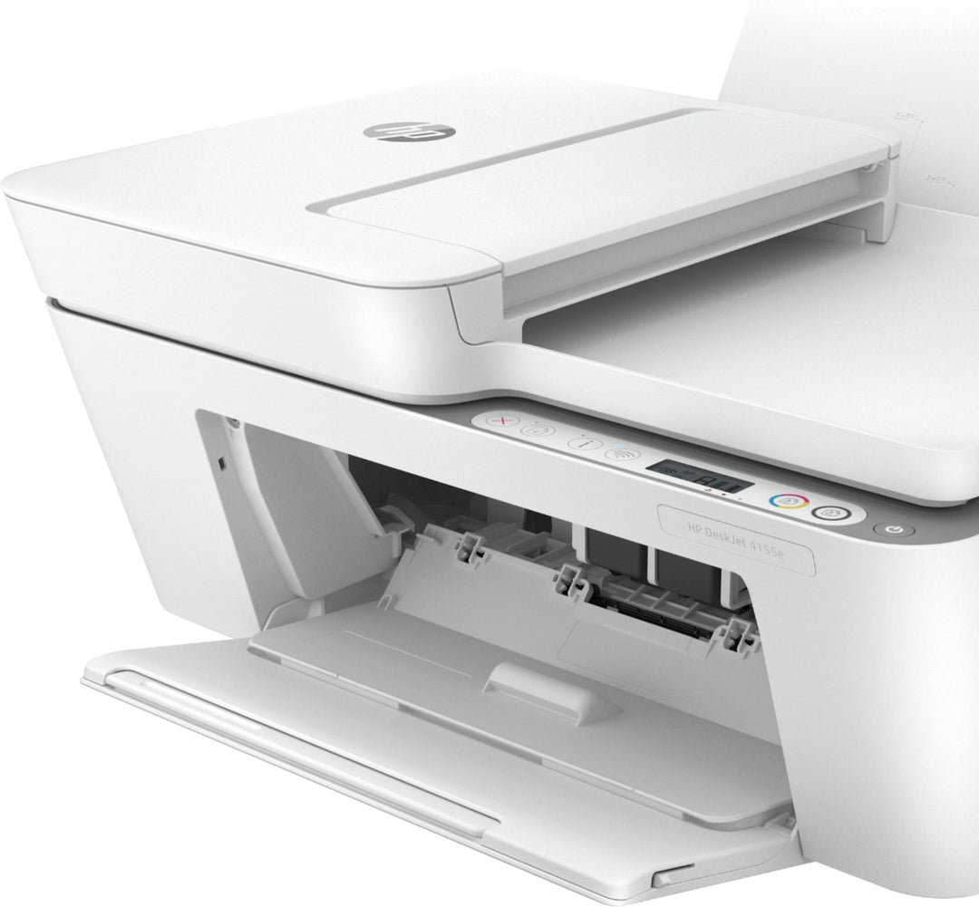 HP - DeskJet 4155e Wireless All-In-One Inkjet Printer with 6 months of Instant Ink Included with HP+ - White_10