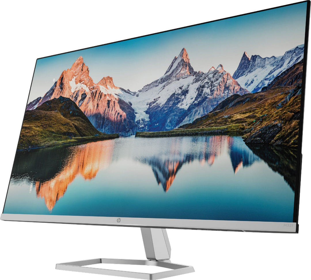 HP - 31.5" LED Full HD FreeSync Monitor - Silver & Black_1