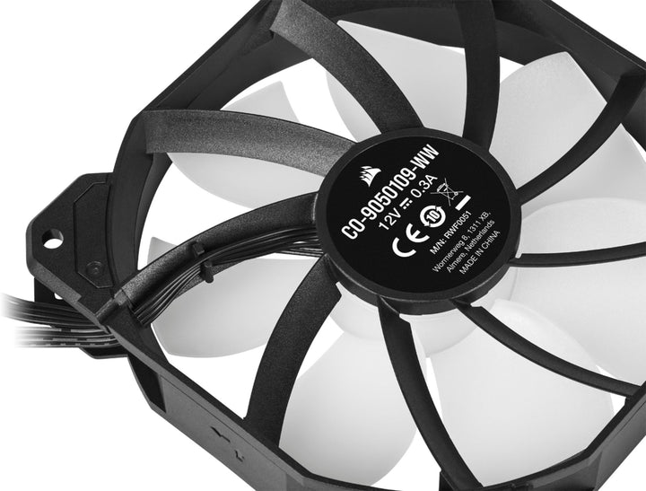CORSAIR - iCUE SP120 RGB ELITE Performance 120mm PWM Triple Fan Kit with iCUE Lighting Node CORE - Black_6