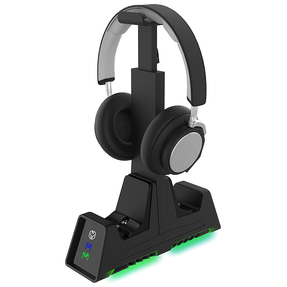 Ghost Gear - Xbox Series X Dual Controller Charge Station and Headphone Stand - Black_2