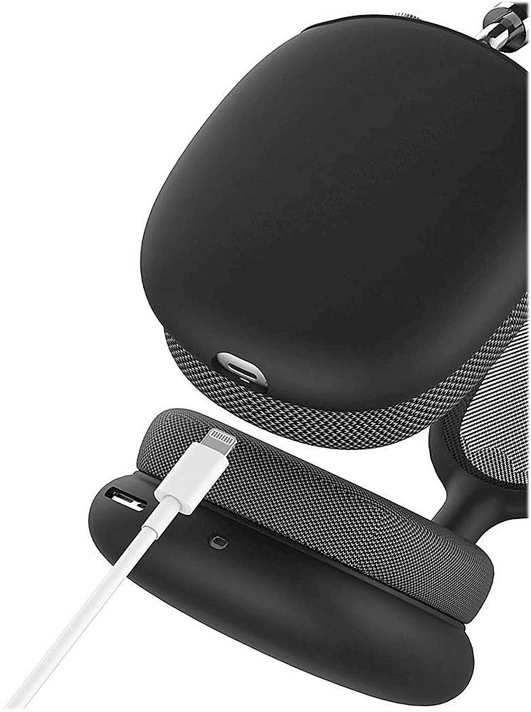 SaharaCase - Liquid Silicone Cover Case for Apple AirPods Max - Black_2