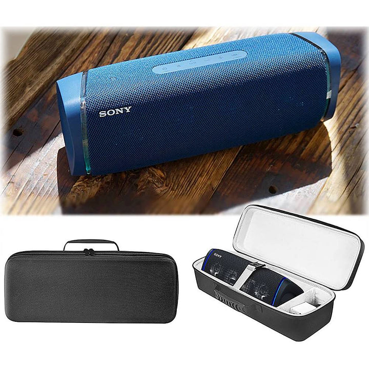 SaharaCase - Travel Carry Case for Sony SRS-XB43 Bluetooth Speaker - Black_2