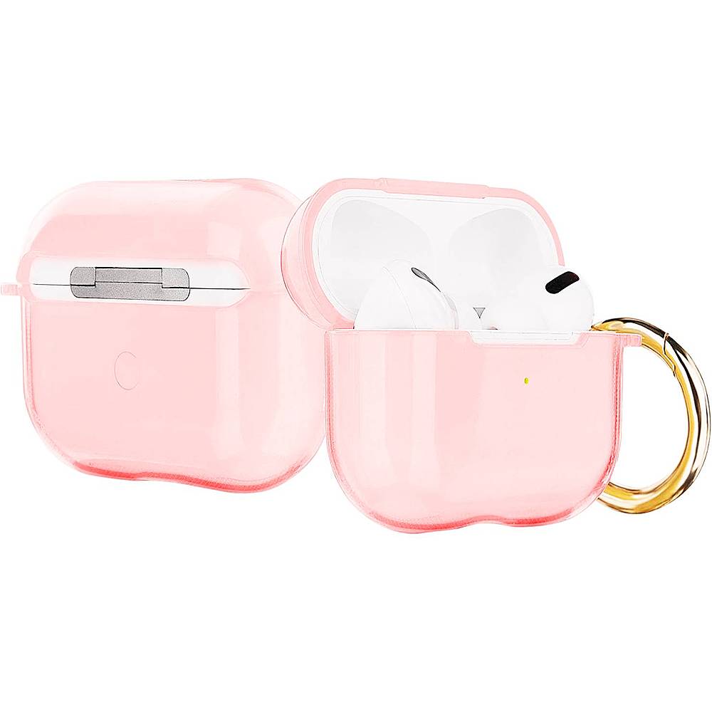 SaharaCase - Hybrid Flex Series Case for Apple AirPods 3 (3rd Generation) - Transparent Pink_1