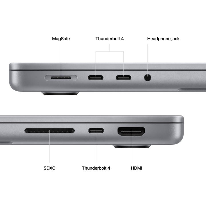 Apple - MacBook Pro 14" Laptop - M2 Pro chip - 16GB Memory - 512GB SSD (Latest Model) - Space Gray_3