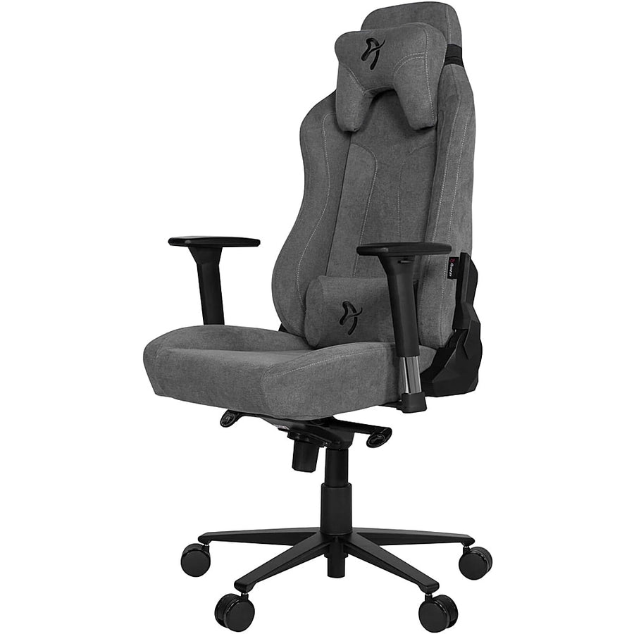Arozzi - Vernazza Premium Soft Fabric Ergonomic Office/Gaming Chair - Ash_0