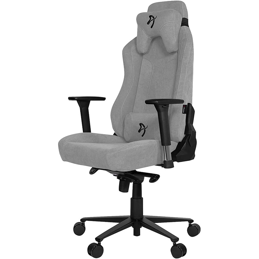 Arozzi - Vernazza Premium Soft Fabric Ergonomic Office/Gaming Chair - Dark Grey_0