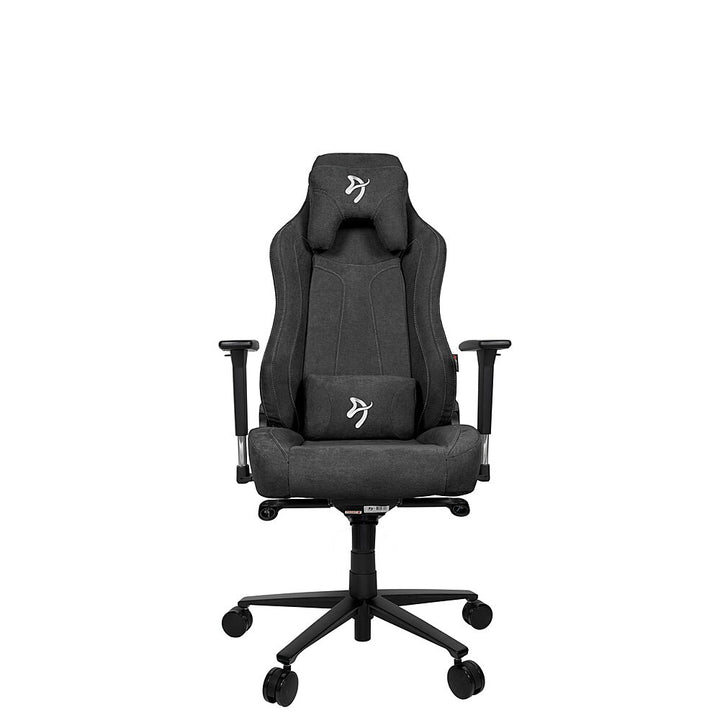 Arozzi - Vernazza Premium Soft Fabric Ergonomic Office/Gaming Chair - Dark Grey_2