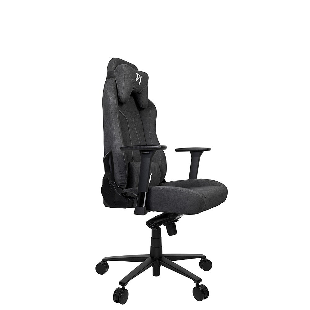 Arozzi - Vernazza Premium Soft Fabric Ergonomic Office/Gaming Chair - Dark Grey_3