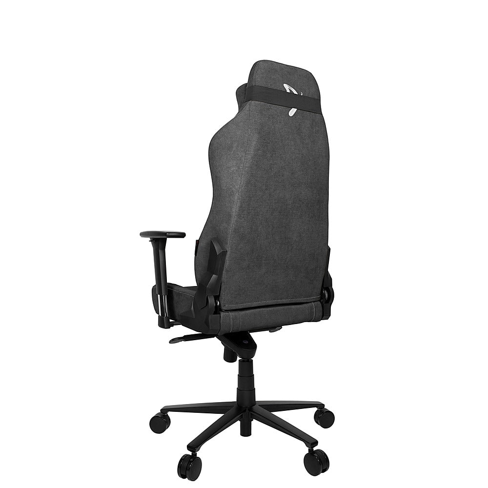 Arozzi - Vernazza Premium Soft Fabric Ergonomic Office/Gaming Chair - Dark Grey_9