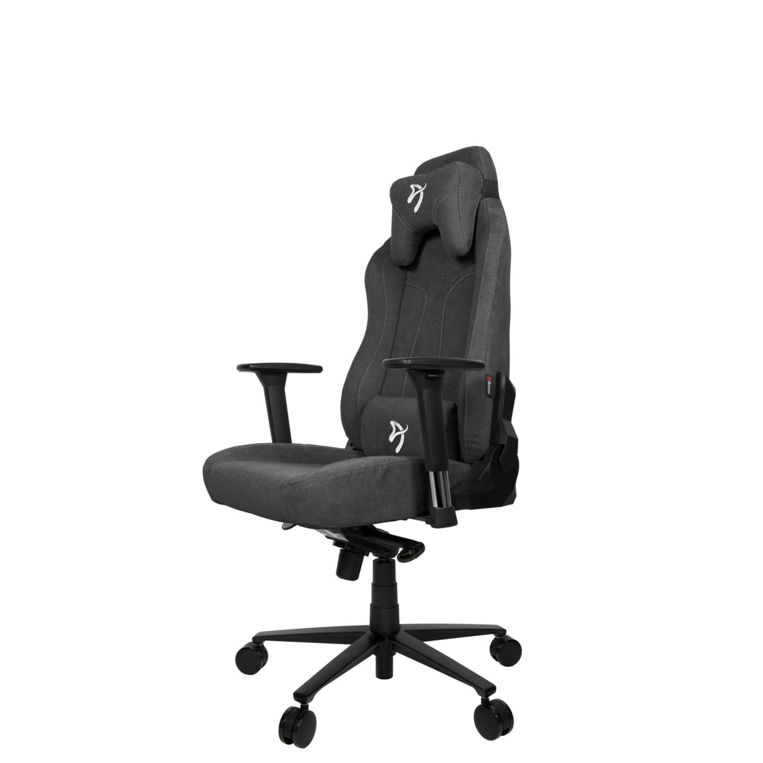 Arozzi - Vernazza Premium Soft Fabric Ergonomic Office/Gaming Chair - Dark Grey_7