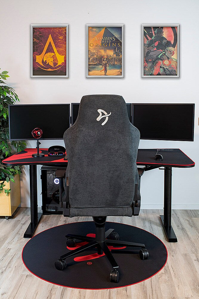 Arozzi - Vernazza Premium Soft Fabric Ergonomic Office/Gaming Chair - Dark Grey_6