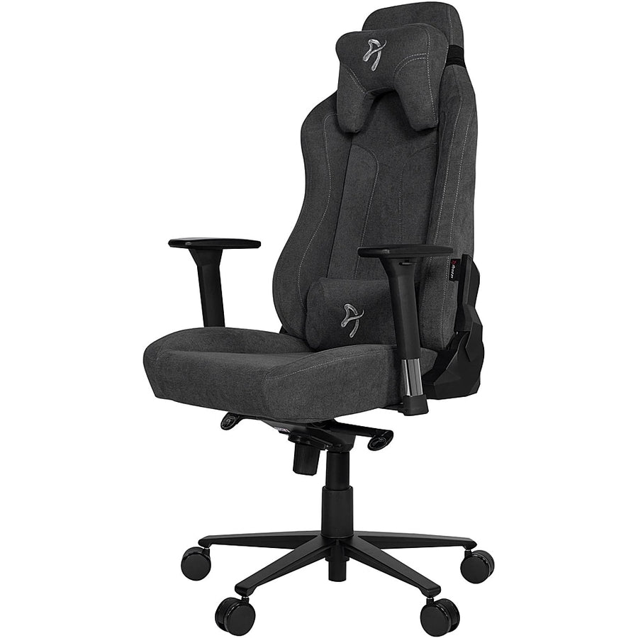Arozzi - Vernazza Premium Soft Fabric Ergonomic Office/Gaming Chair - Light Grey_0