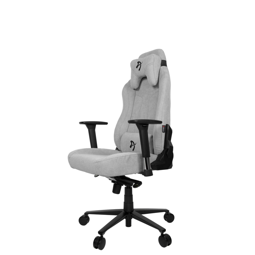 Arozzi - Vernazza Premium Soft Fabric Ergonomic Office/Gaming Chair - Light Grey_9