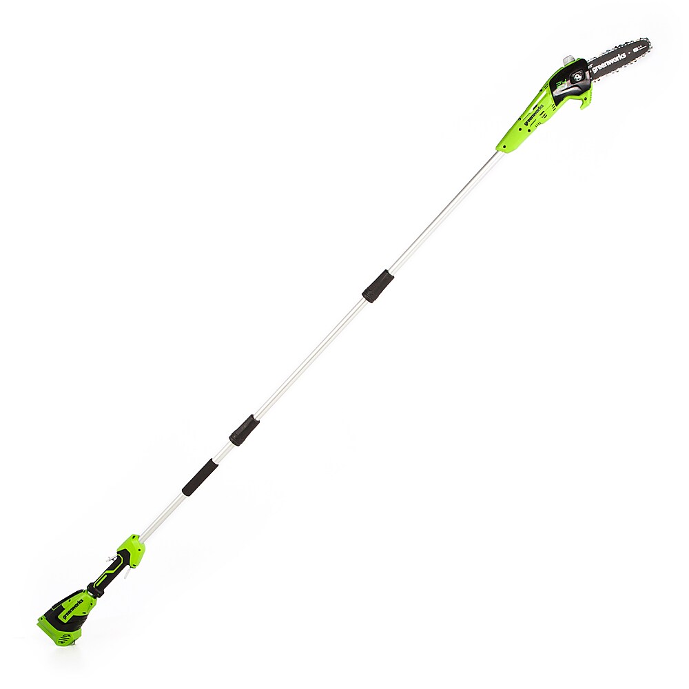 Greenworks - 8 in. 24-Volt Pole Saw (Battery and Charger Not Included) - Black/Green_1