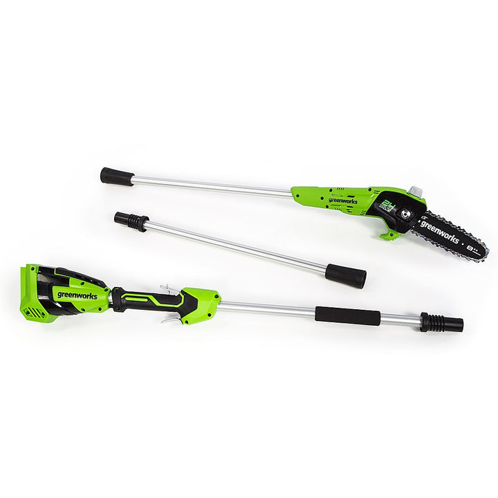 Greenworks - 8 in. 24-Volt Pole Saw (Battery and Charger Not Included) - Black/Green_3