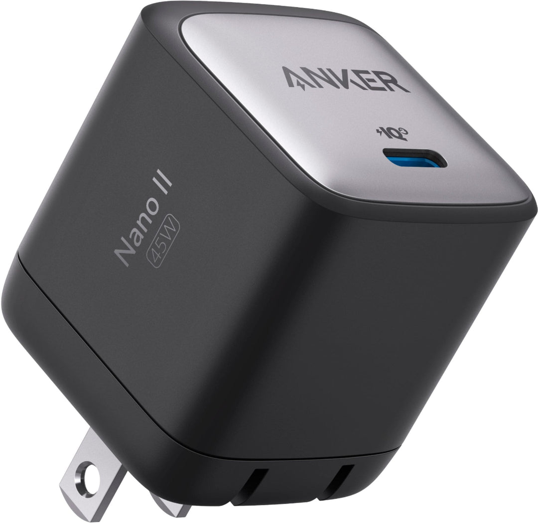 Anker - Nano II 45W PPS USB-C Wall Charger Samsung Galaxy Compatible - Black_3