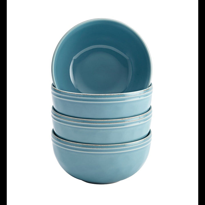 Rachael Ray - Cucina 16-Piece Ceramic Dinnerware Set - Agave Blue_10