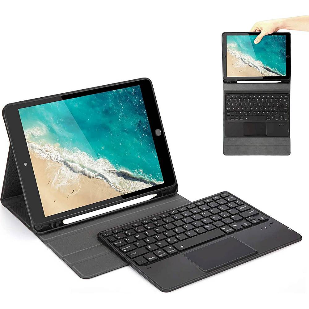 SaharaCase - Keyboard Case with Mouse Pad for Apple iPad 10.2" (9th Generation 2021) - Black_5