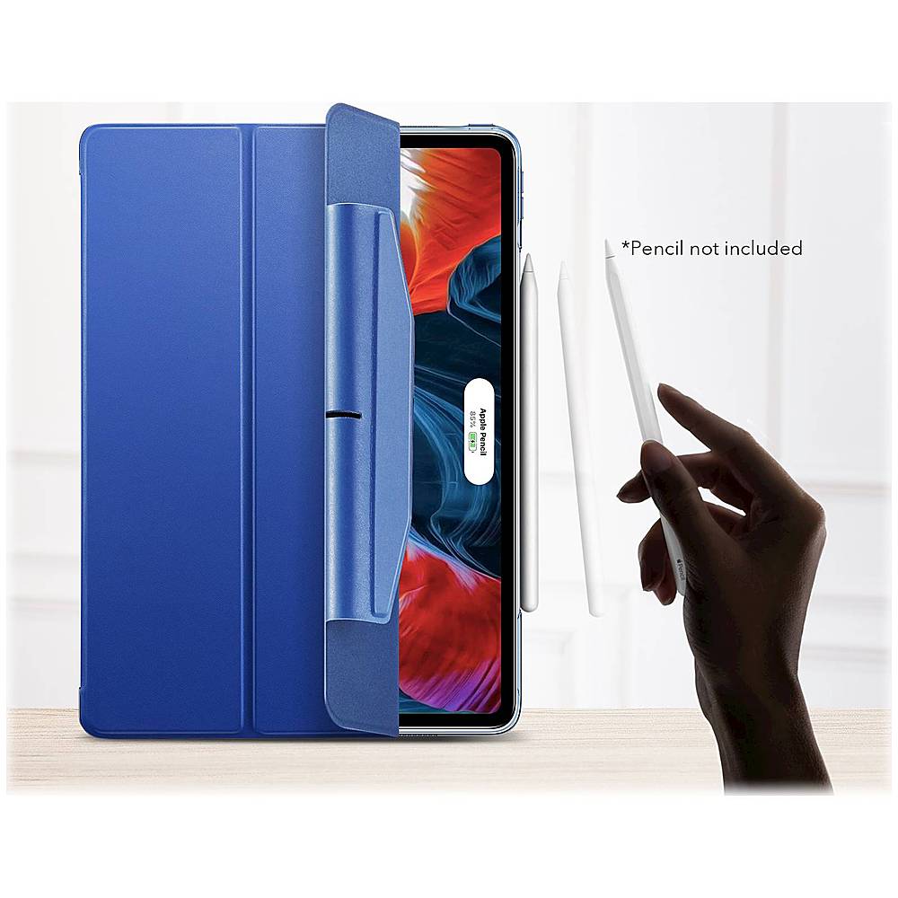 SaharaCase - ESR Folio Case for Apple iPad Pro 12.9" (5th Generation 2021) - Blue_9
