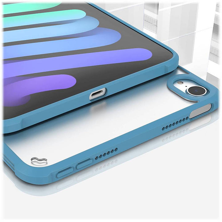SaharaCase - Hybrid-Flex Series Case for Apple iPad mini (6th Generation 2021) - Clear Blue_4