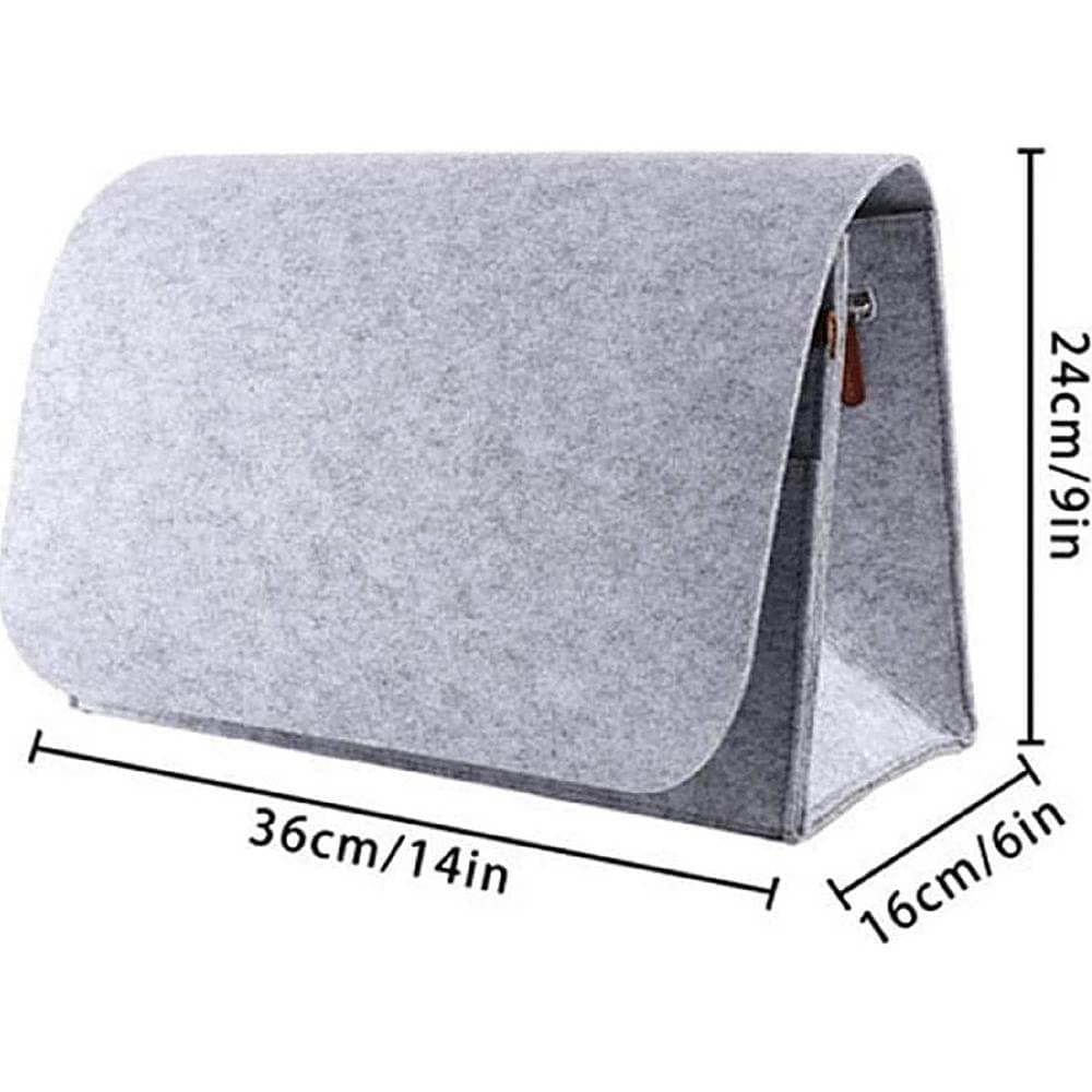 SaharaCase - Bedside Storage Bag for Most Cell Phones and Tablets - Gray_6