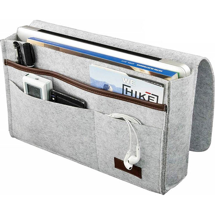 SaharaCase - Bedside Storage Bag for Most Cell Phones and Tablets - Gray_1