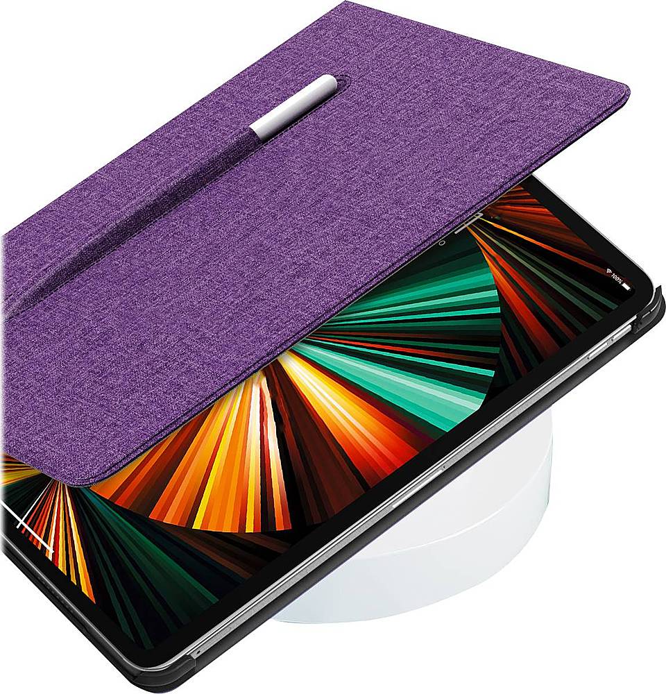 SaharaCase - Multi-Angle Folio Case for Apple iPad Pro 12.9" (5th Generation 2021) - Purple_1
