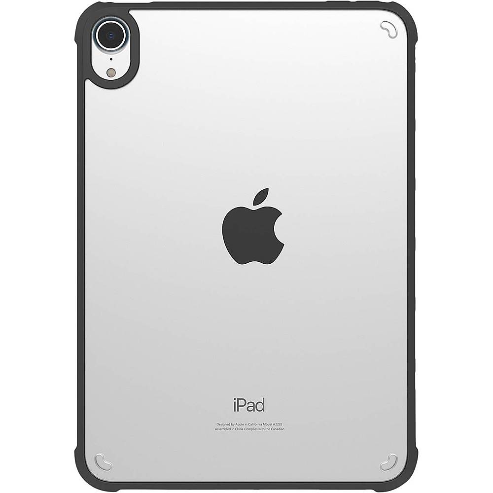 SaharaCase - Hybrid-Flex Series Case for Apple iPad mini (6th Generation 2021) - Clear Black_0