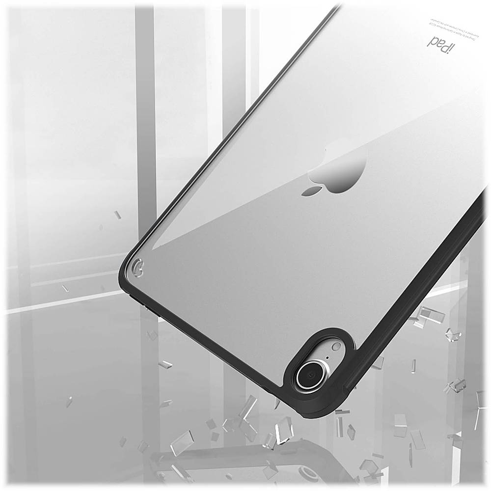 SaharaCase - Hybrid-Flex Series Case for Apple iPad mini (6th Generation 2021) - Clear Black_4