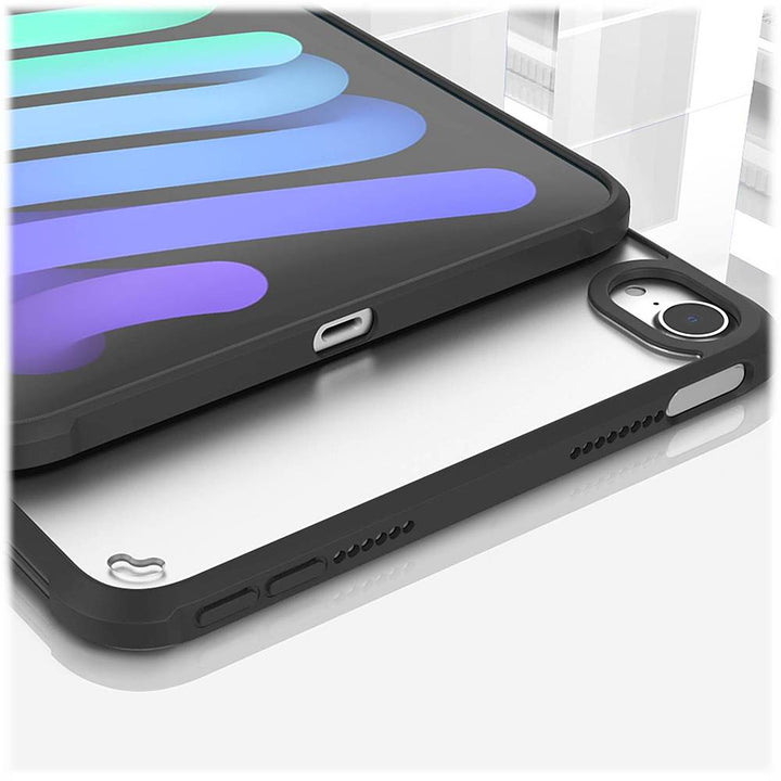 SaharaCase - Hybrid-Flex Series Case for Apple iPad mini (6th Generation 2021) - Clear Black_3