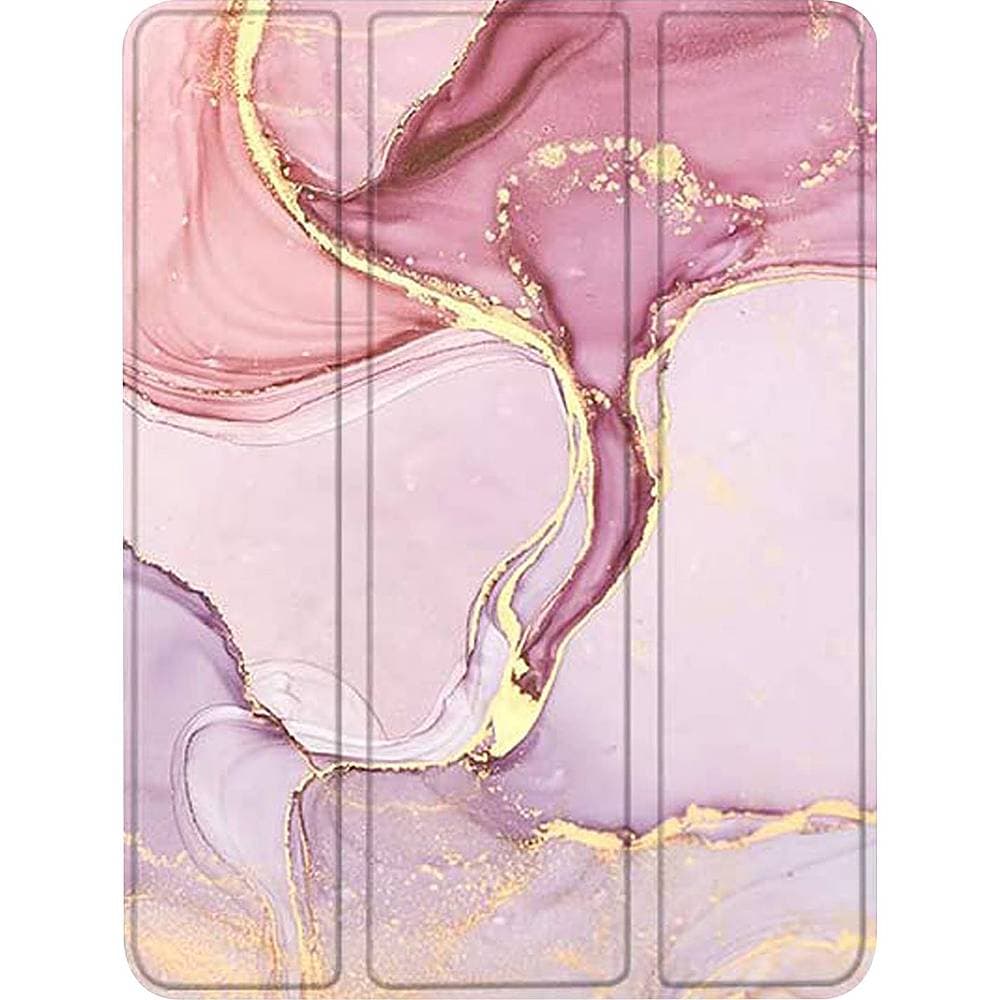 SaharaCase - Marble Series Folio Case for Apple iPad Pro 12.9" (5th Generation 2021) - Pink_0