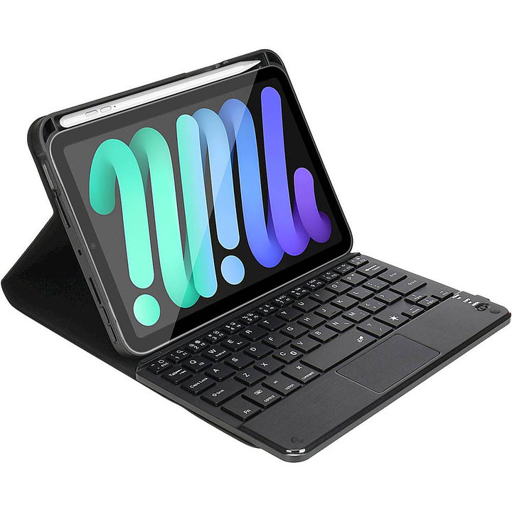 SaharaCase - Keyboard Folio Case for Apple iPad mini (6th Generation 2021) - Black_0