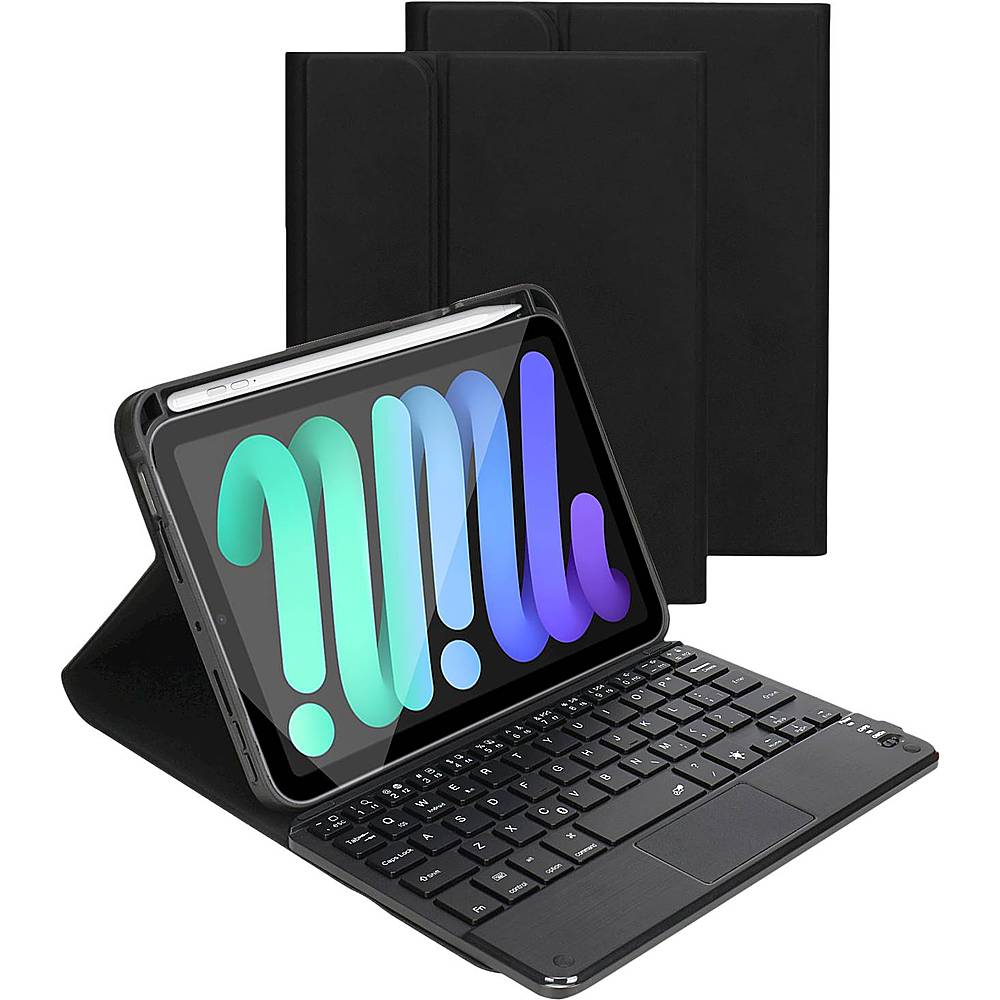 SaharaCase - Keyboard Folio Case for Apple iPad mini (6th Generation 2021) - Black_3