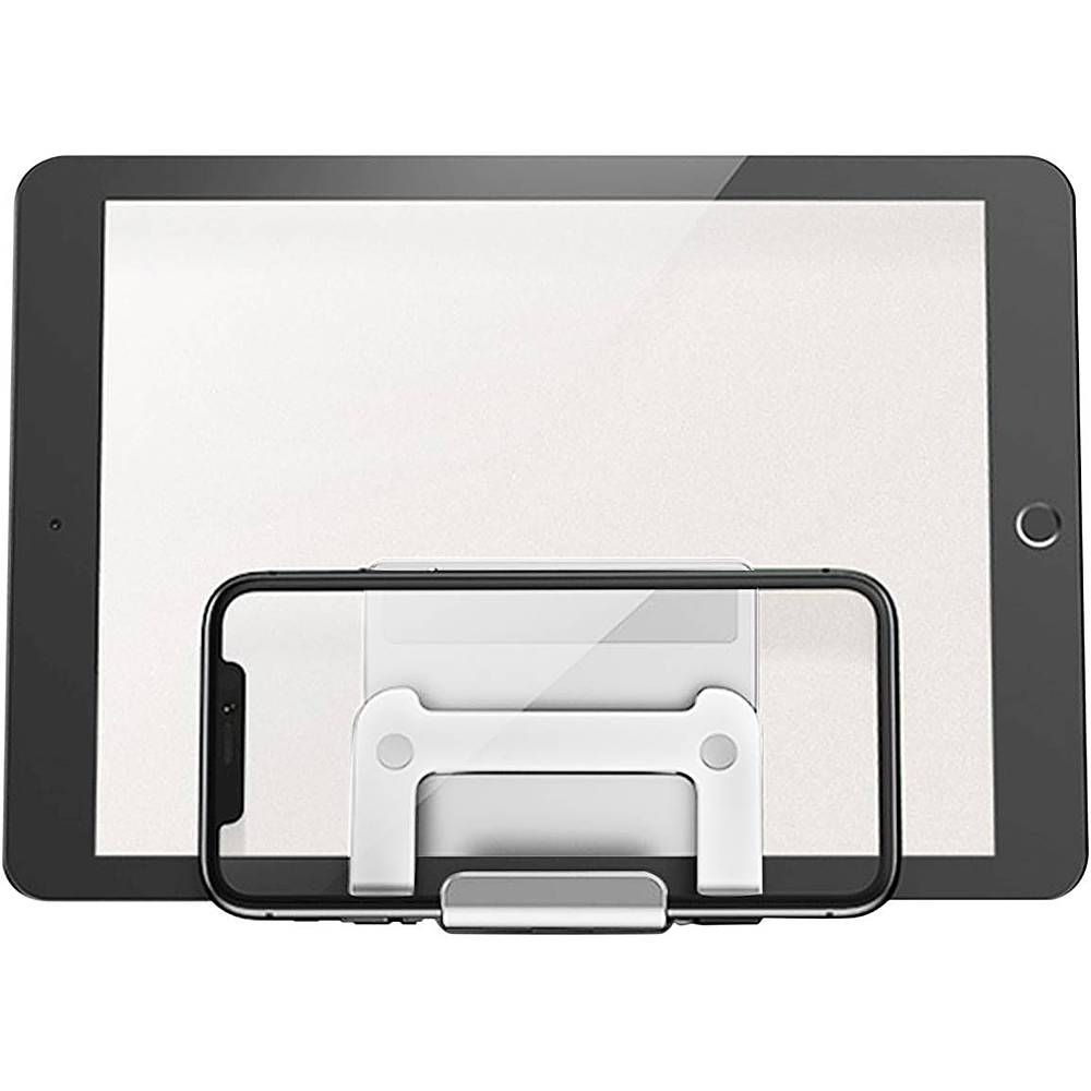 SaharaCase - Wall Mount for Most Cell Phones and Tablets up to 9" - Silver_3