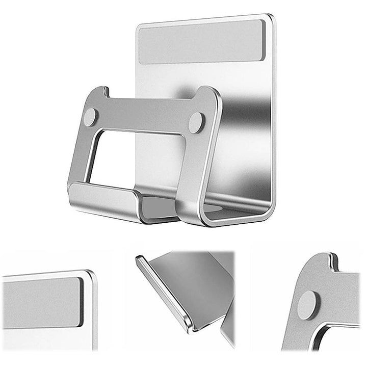 SaharaCase - Wall Mount for Most Cell Phones and Tablets up to 9" - Silver_4
