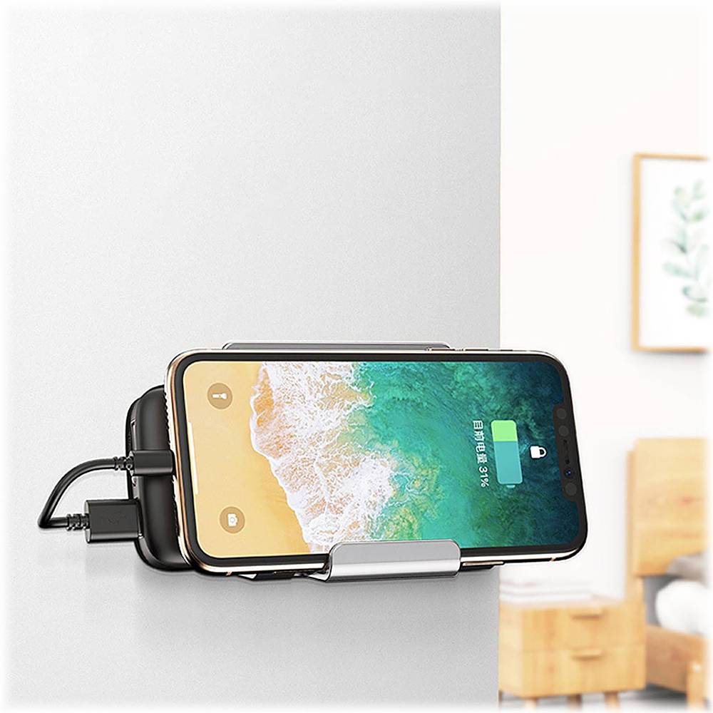 SaharaCase - Wall Mount for Most Cell Phones and Tablets up to 9" - Silver_1