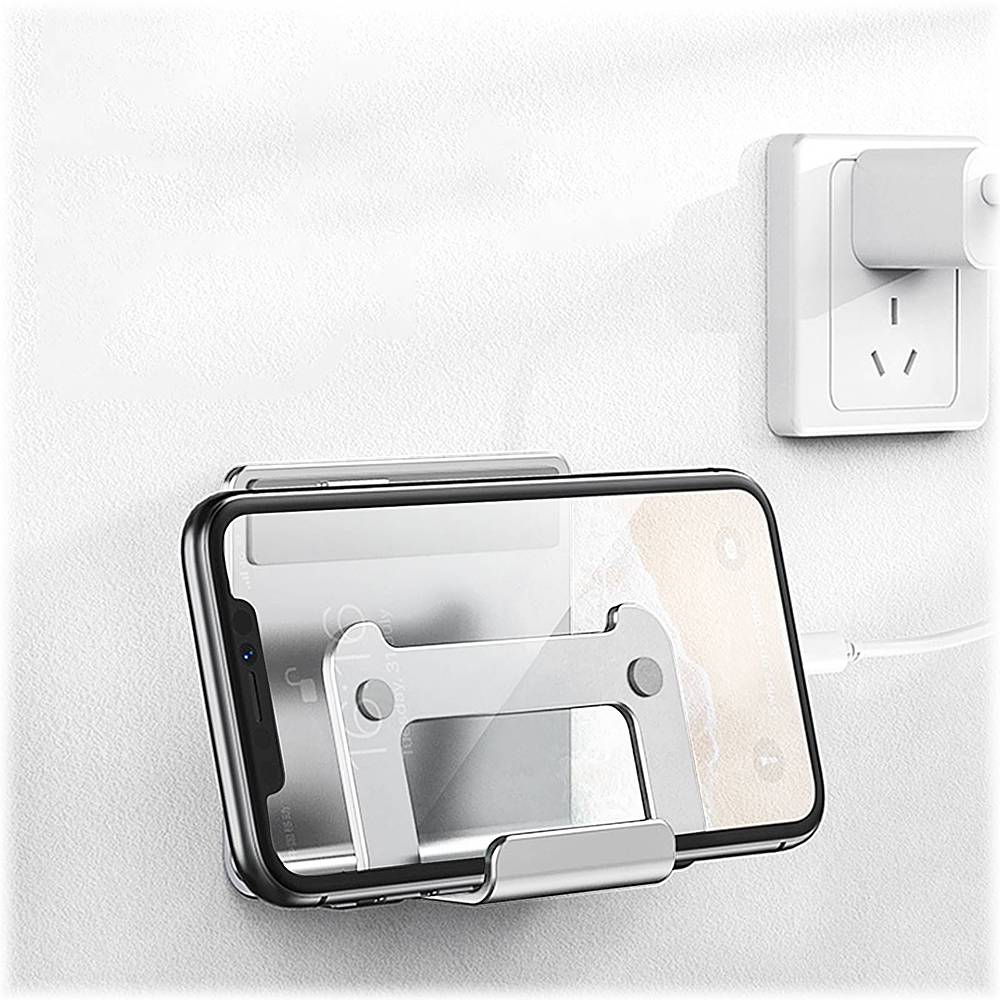 SaharaCase - Wall Mount for Most Cell Phones and Tablets up to 9" - Silver_2