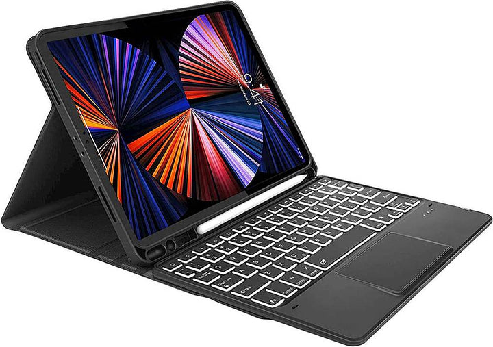 SaharaCase - Keyboard Folio Case for Apple® iPad® Pro 12.9" (5th Generation 2021) - Black_0